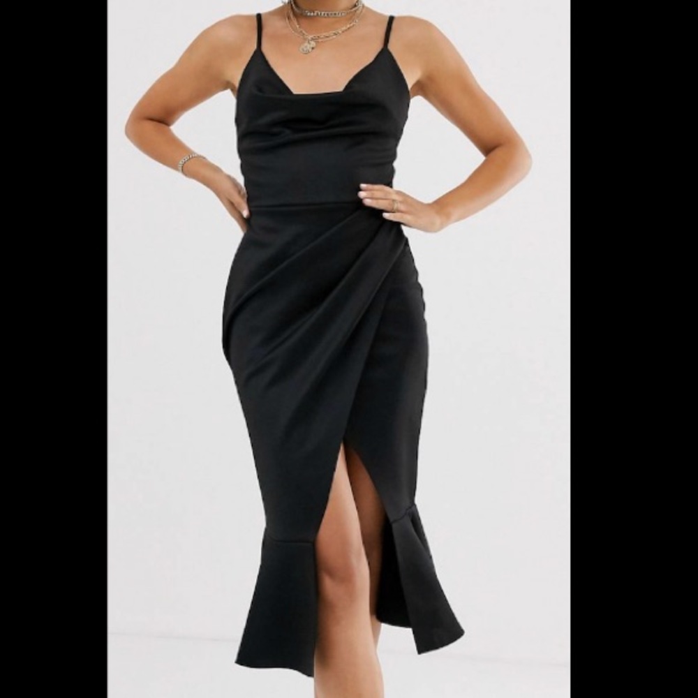 Black cocktail dress